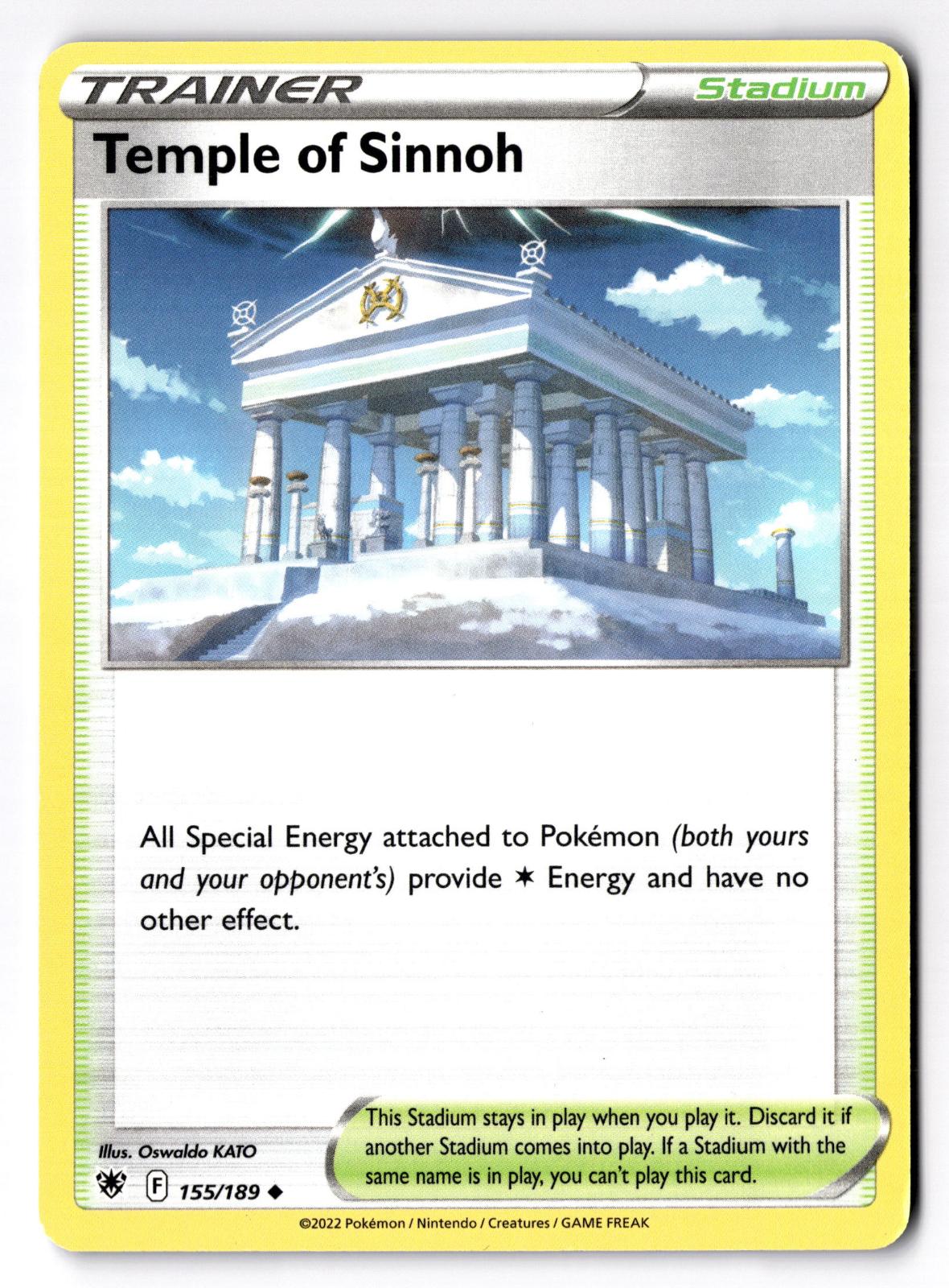 Temple of Sinnoh 155/189 Uncommon Astral Radiance Pokemon Near Mint