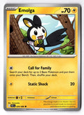 Emolga 029/086 Common Black Bolt Pokemon Near Mint
