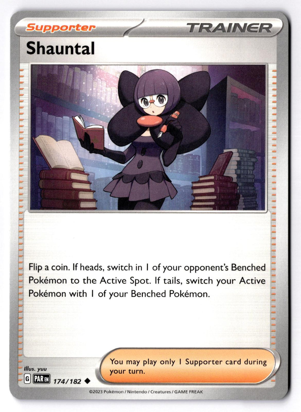 Shauntal 174/182 Uncommon Paradox Rift Pokemon Near Mint