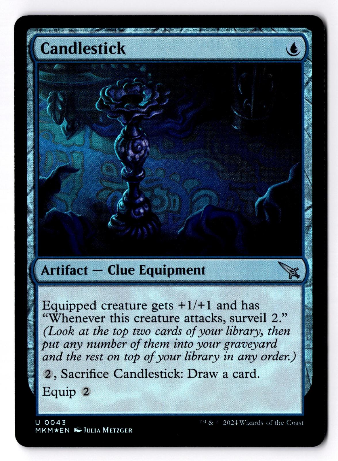 Candlestick 43 Uncommon Murders at Karlov Manor Magic: The Gathering Foil LP