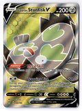 Galarian Stunfisk V 184/189 Ultra Rare Darkness Ablaze Pokemon Holo Near Mint