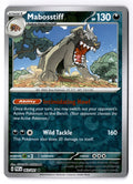 Mabosstiff 063/091 Rare Paldean Fates Pokemon Reverse Holo Near Mint