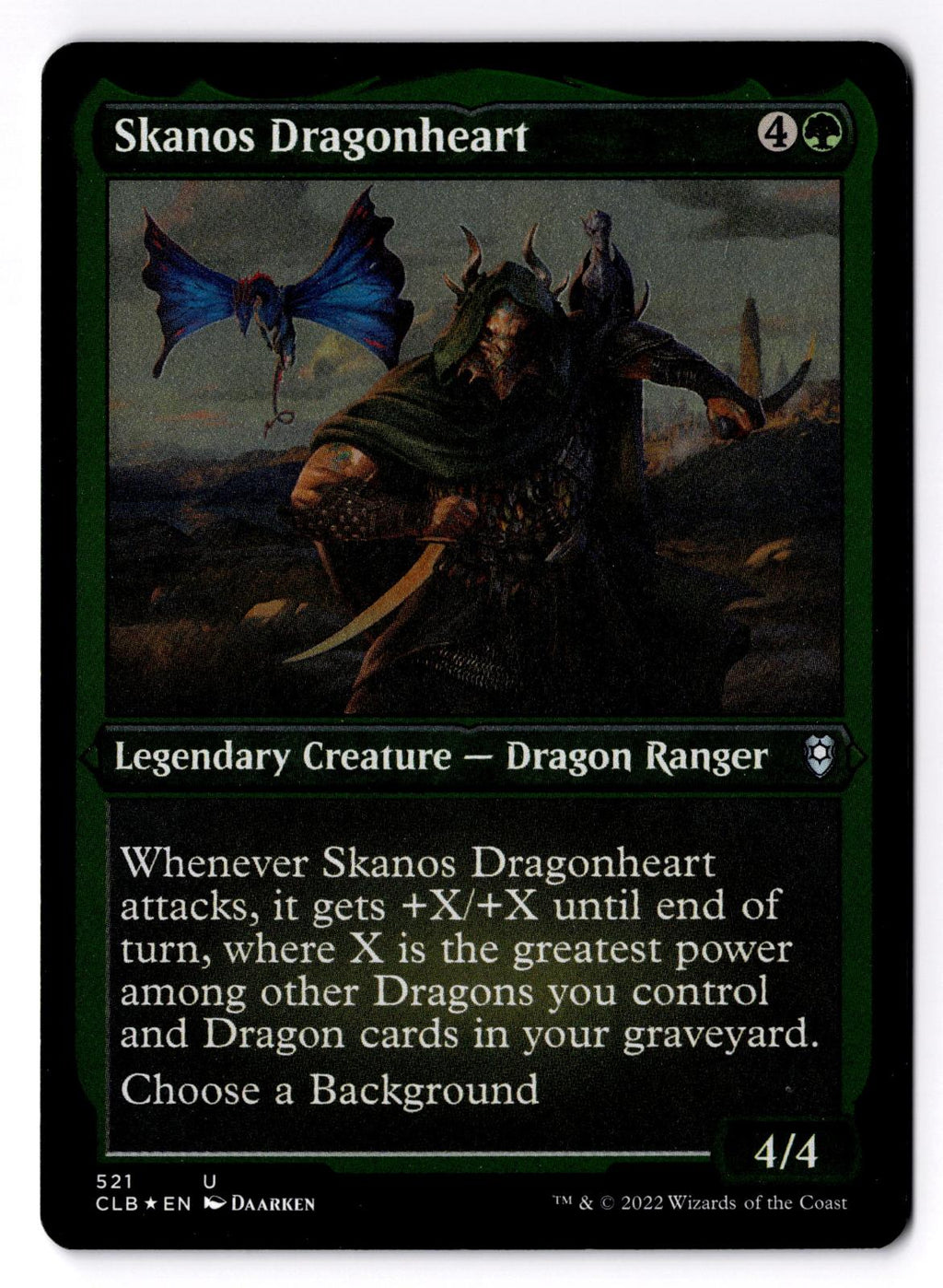 Skanos Dragonheart (Foil Etched) 521 Magic: The Gathering LP
