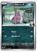 Team Rocket's NidoranM 117/182 Common Destined Rivals Pokemon Near Mint