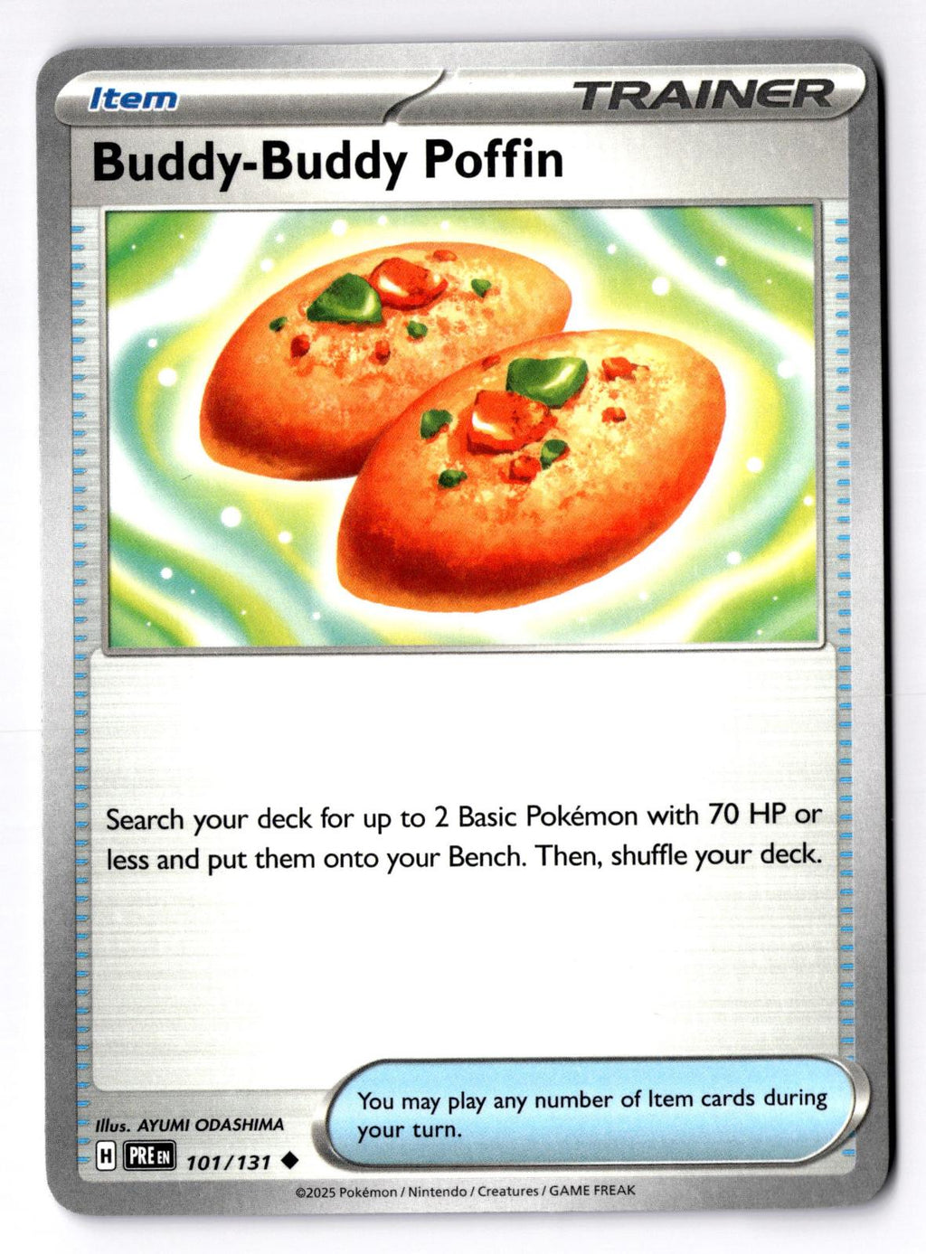 Buddy-Buddy Poffin 101/131 Uncommon Prismatic Evolutions Pokemon Near Mint