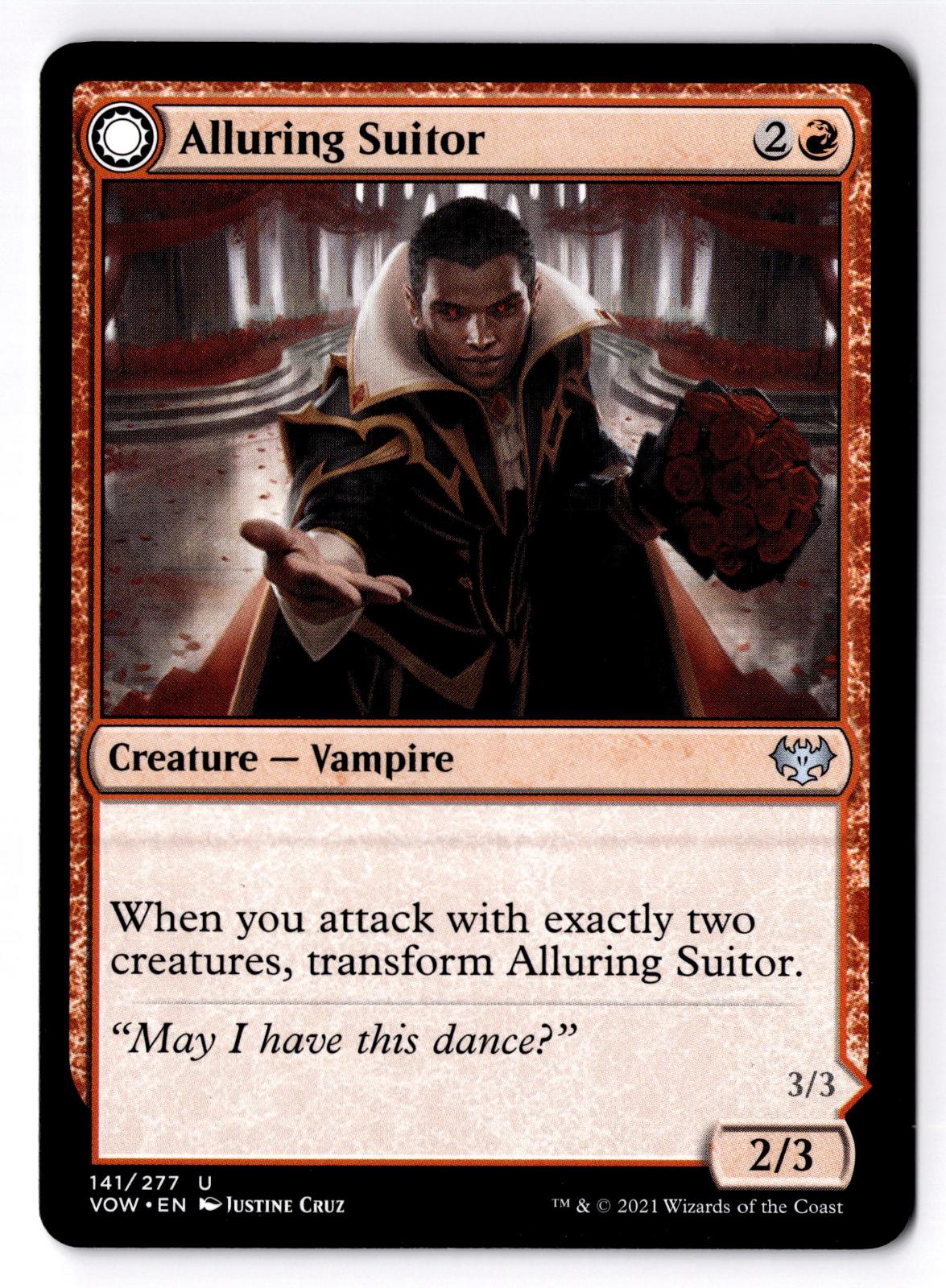 Alluring Suitor 141 Uncommon Innistrad: Crimson Vow Magic: The Gathering MP
