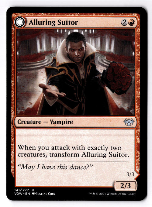 Alluring Suitor 141 Uncommon Innistrad: Crimson Vow Magic: The Gathering MP
