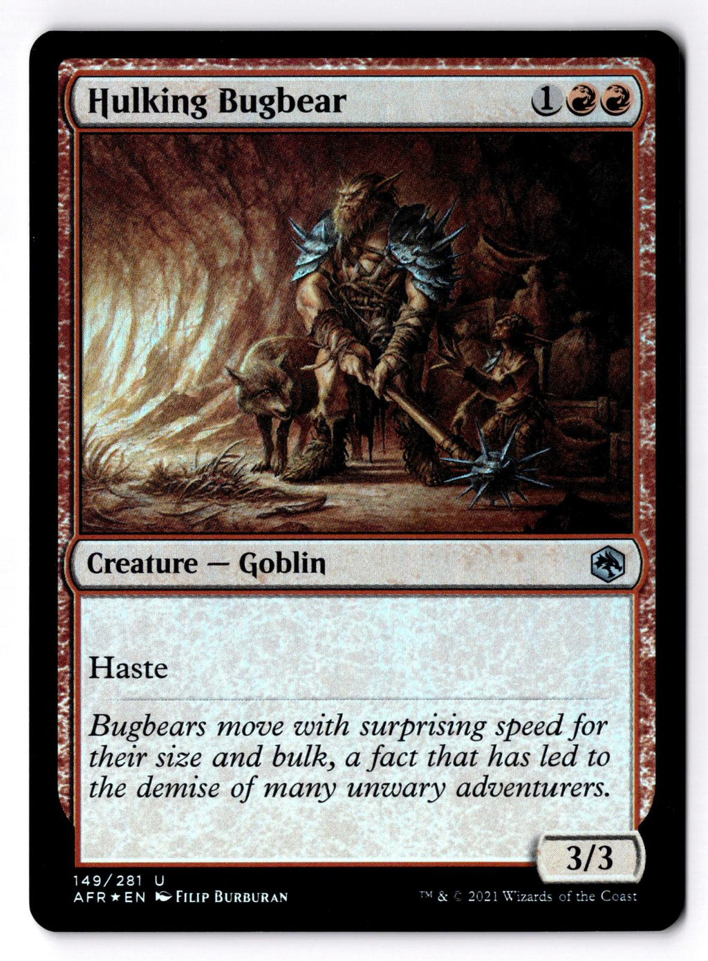 Hulking Bugbear 149 Magic: The Gathering Foil LP