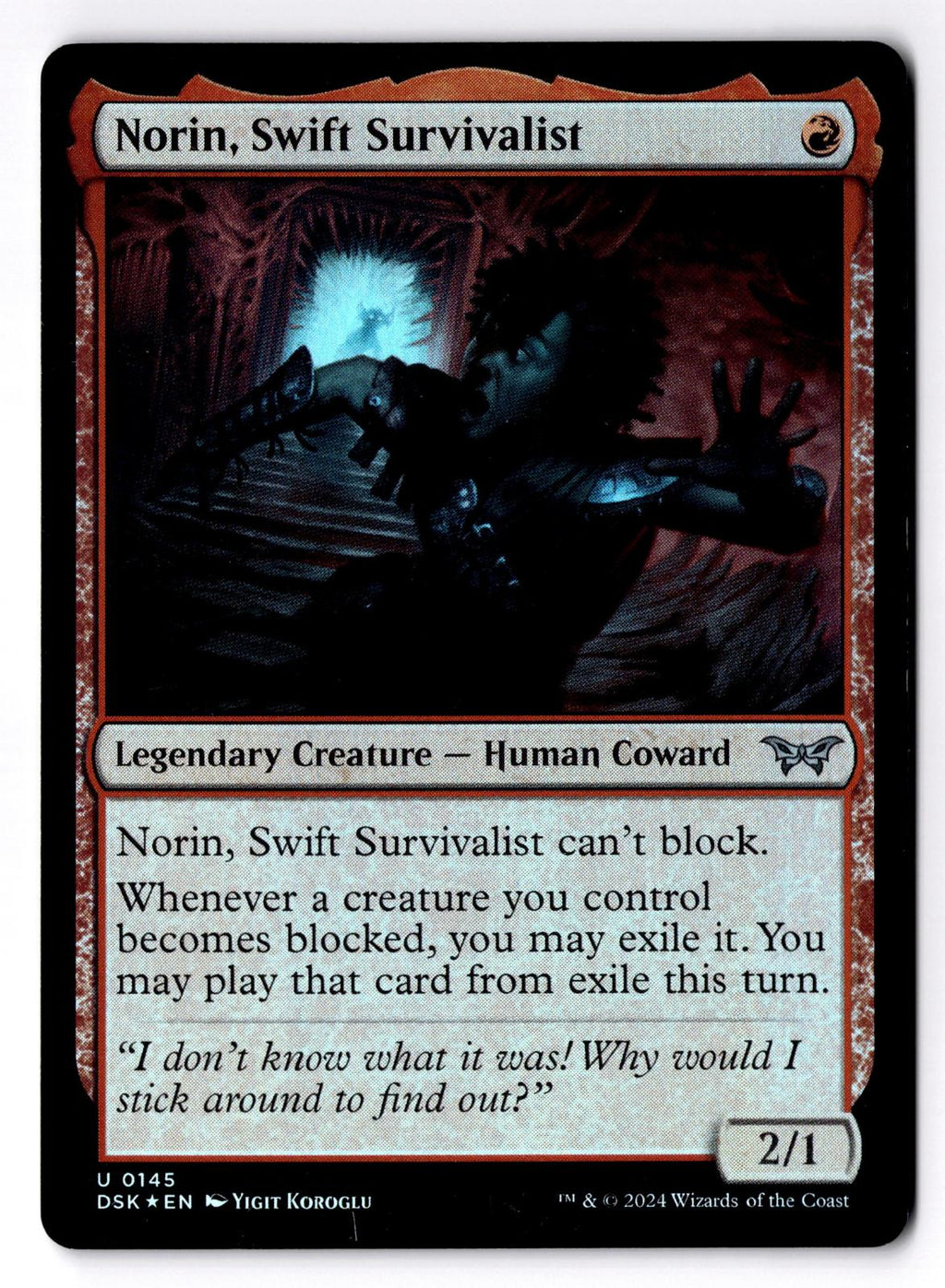 Norin, Swift Survivalist (0145) 145 Magic: The Gathering Foil LP