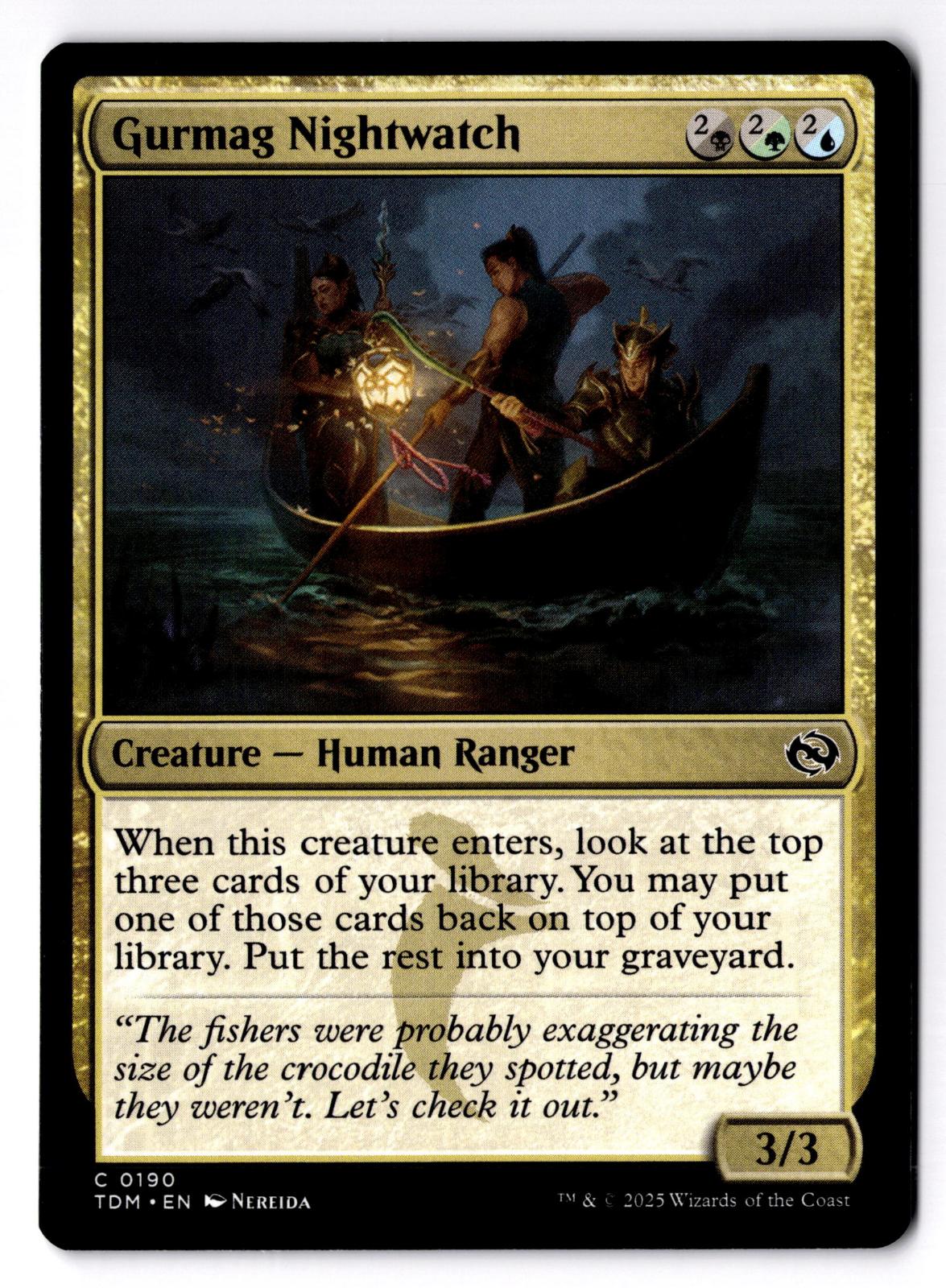 Gurmag Nightwatch 190 Common Tarkir: Dragonstorm Magic: The Gathering LP