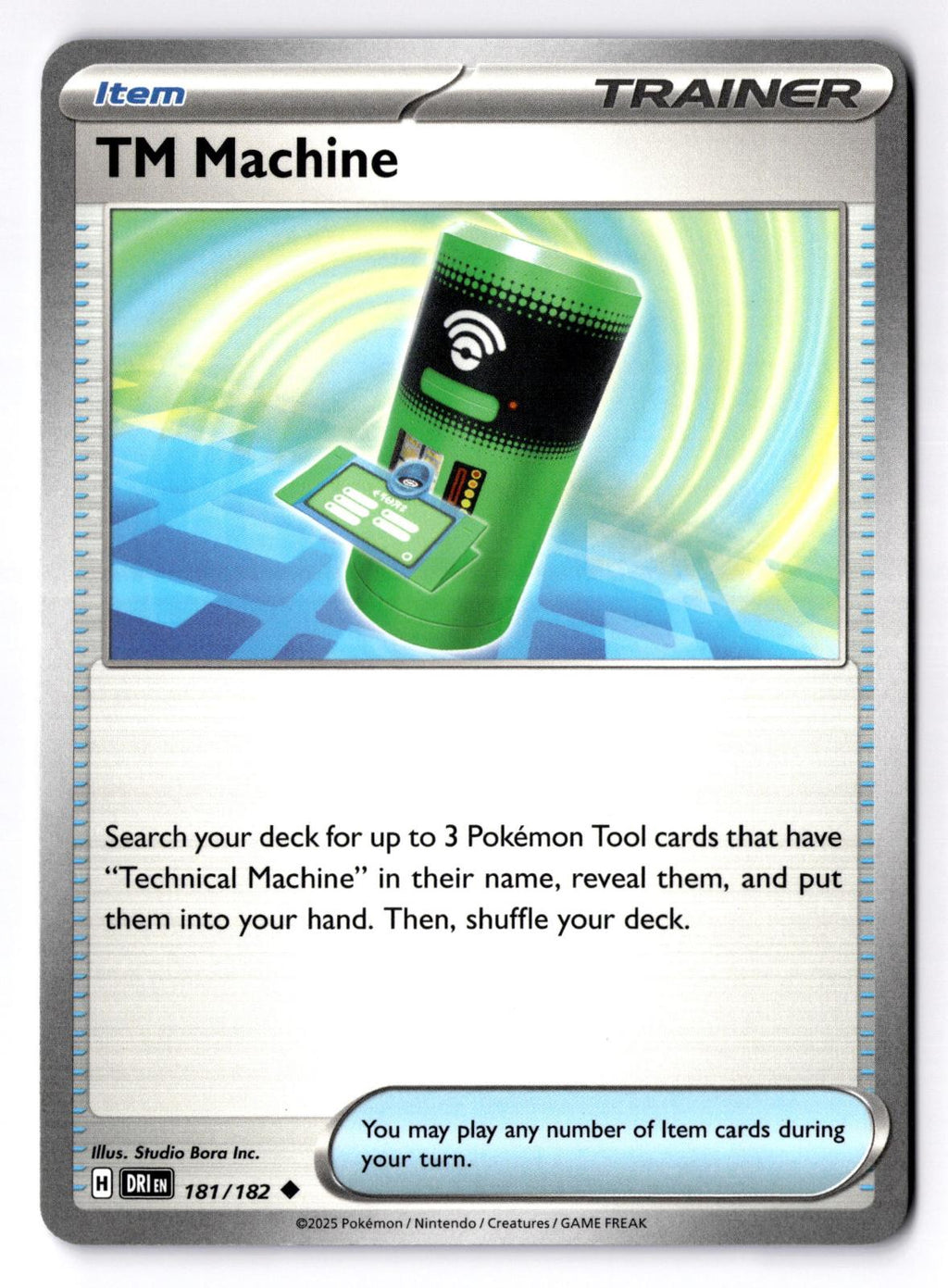 TM Machine 181/182 Uncommon Destined Rivals Pokemon Near Mint
