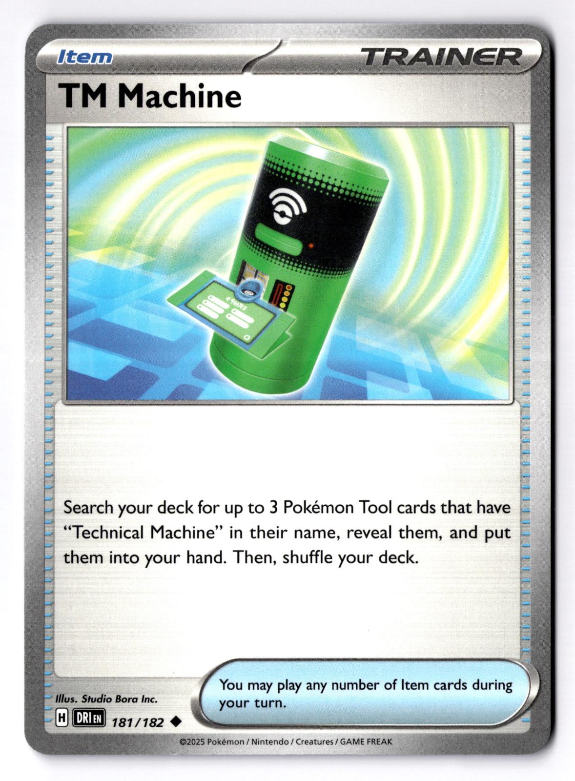 TM Machine 181/182 Uncommon Destined Rivals Pokemon Near Mint