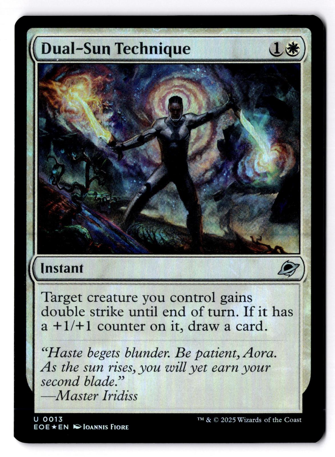 Dual-Sun Technique 13 Uncommon Edge of Eternities Magic: The Gathering Foil LP