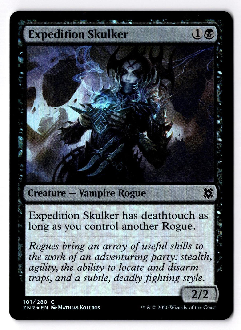 Expedition Skulker 101 Common Zendikar Rising Magic: The Gathering Foil LP