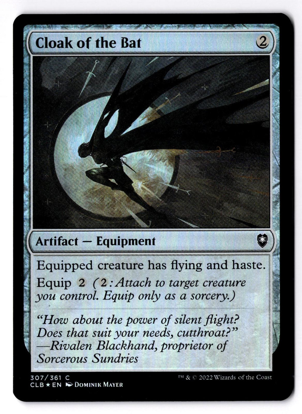 Cloak of the Bat 307 Magic: The Gathering Foil LP