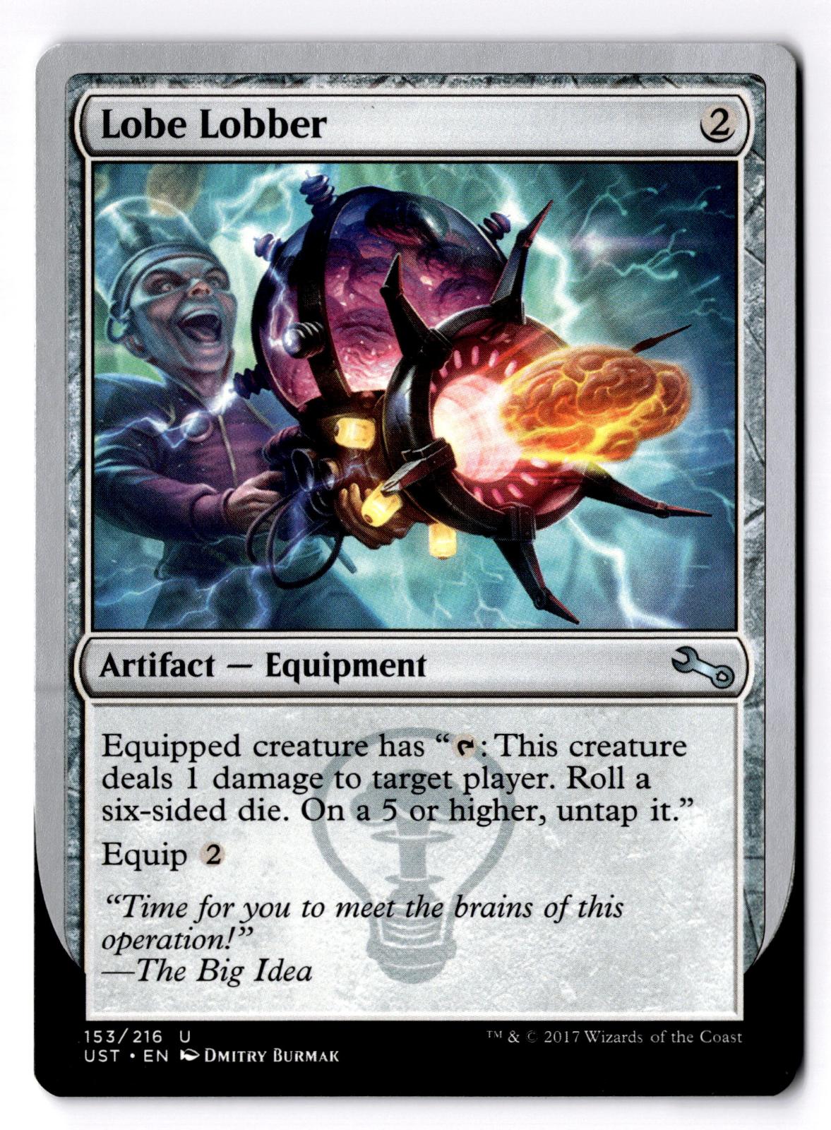 Lobe Lobber 153 Uncommon Unstable Magic: The Gathering Lightly Played