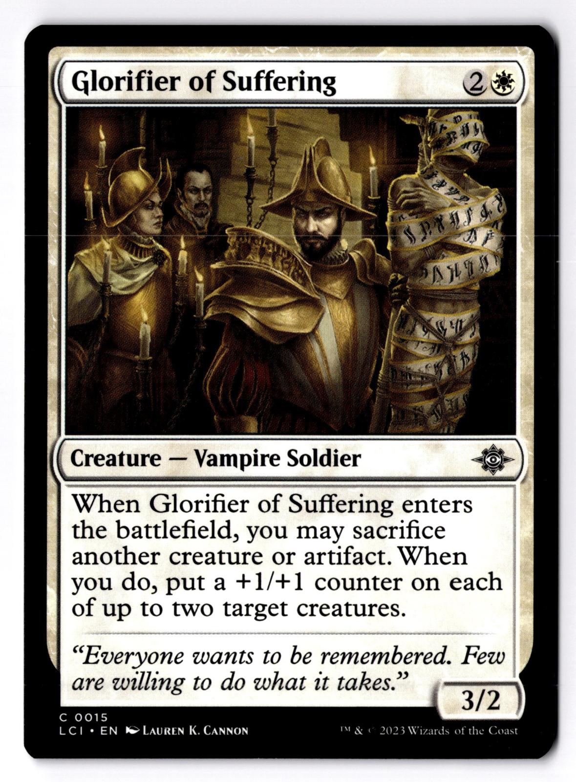 Glorifier of Suffering 15 The Lost Caverns of Ixalan Magic: The Gathering LP