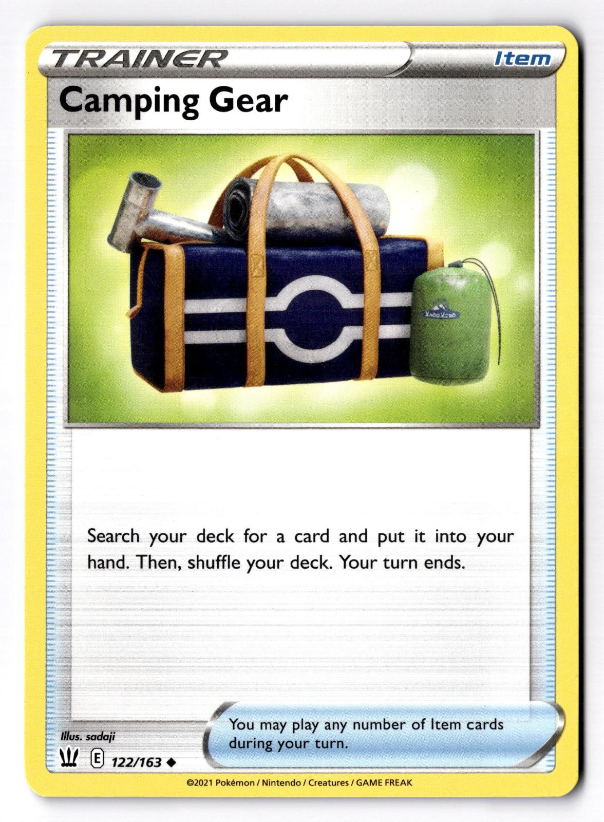Camping Gear 122/163 Uncommon Battle Styles Pokemon Near Mint