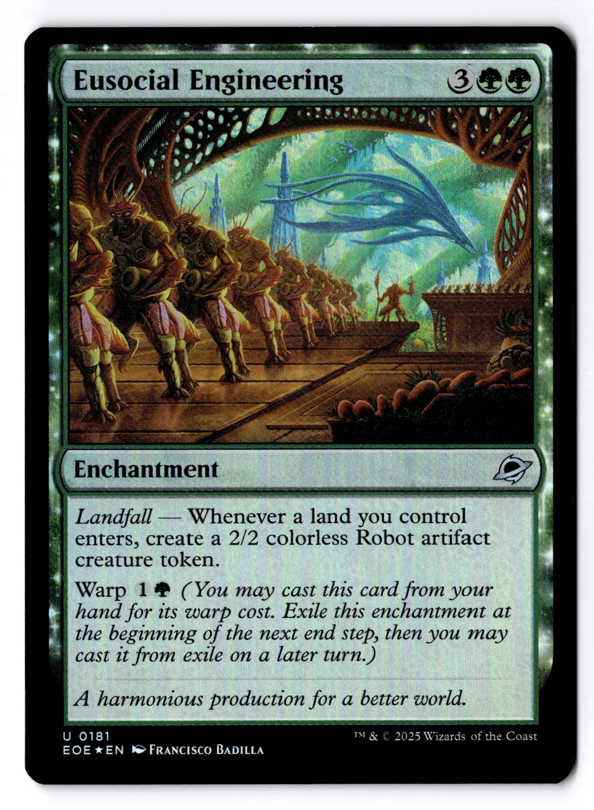 Eusocial Engineering 181 Edge of Eternities Magic: The Gathering Foil LP
