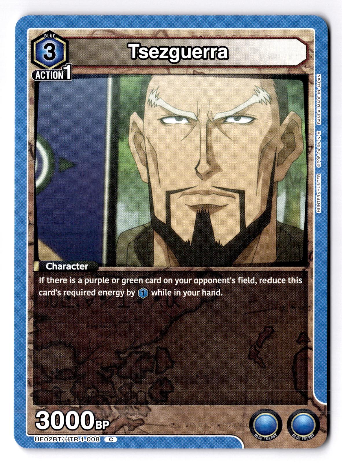 Tsezguerra UE02BT/HTR-1-008 C UE02BT: HUNTER X HUNTER Union Arena Near Mint