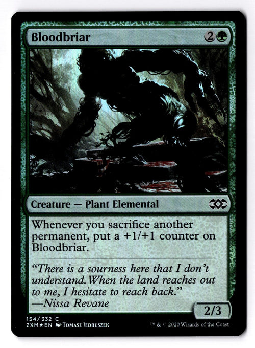 Bloodbriar 154 Common Double Masters Magic: The Gathering Foil Lightly Played