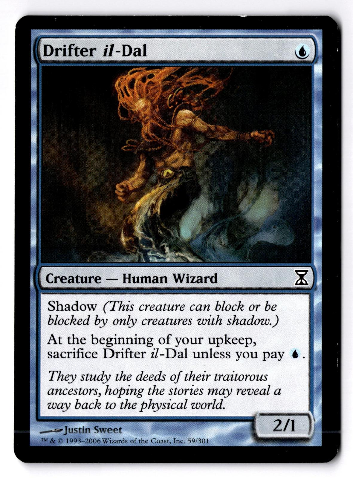 Drifter il-Dal 59 Common Time Spiral Magic: The Gathering Lightly Played