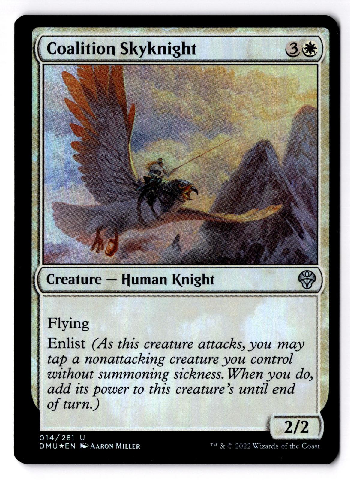 Coalition Skyknight 14 Uncommon Dominaria United Magic: The Gathering Foil LP