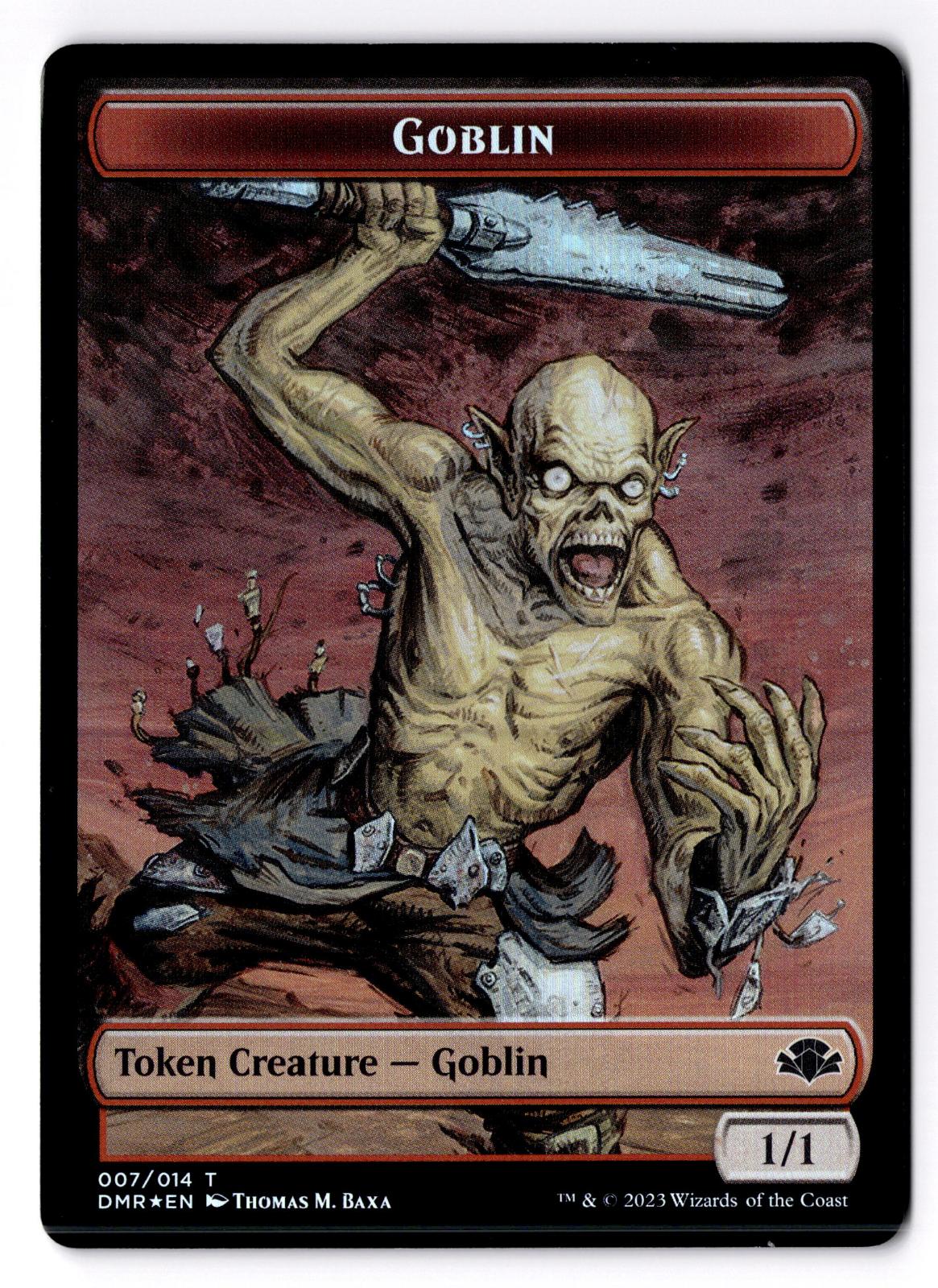 Goblin // Griffin Double-Sided Token 7 // 2 Magic: The Gathering Foil LP