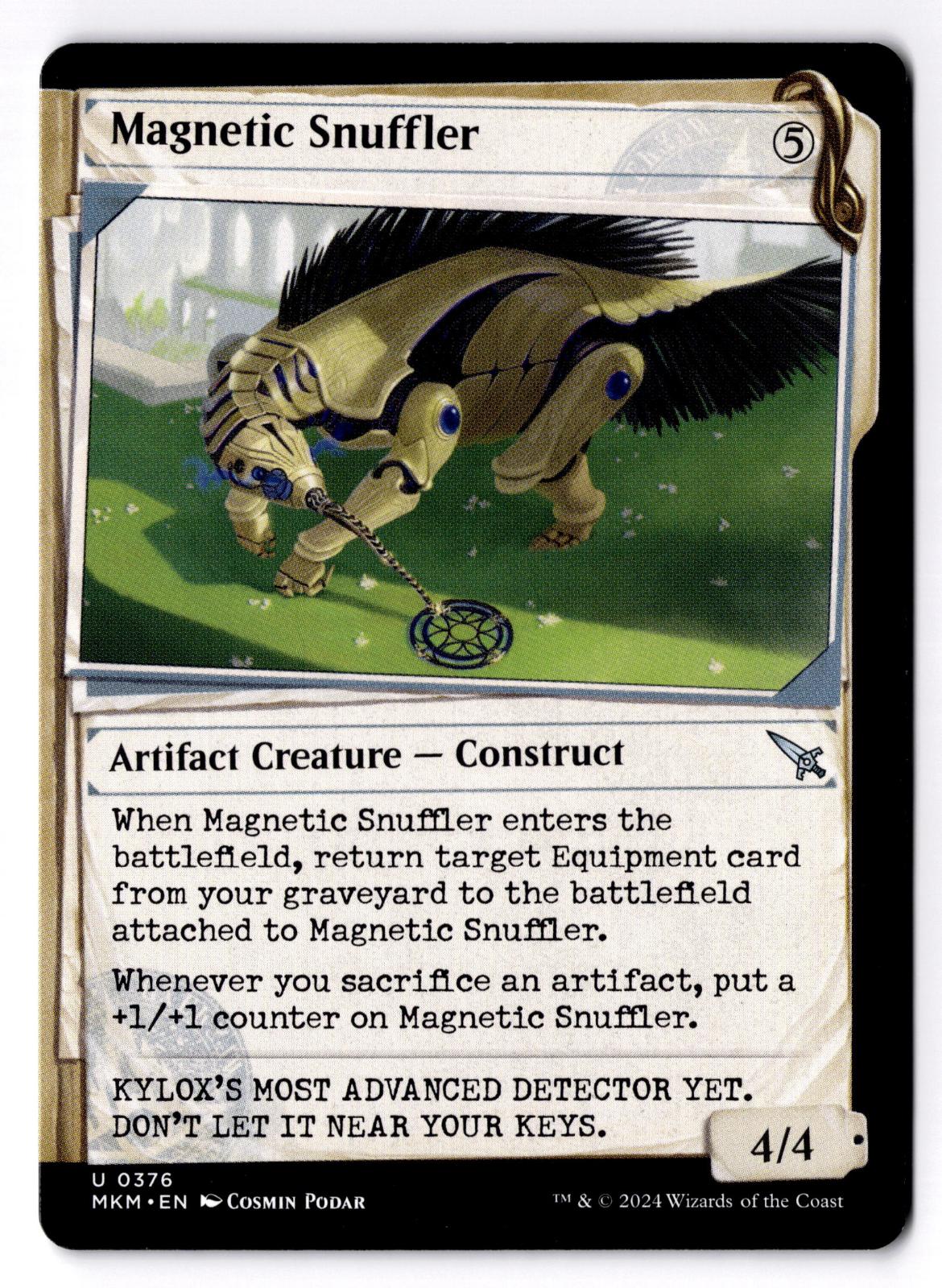 Magnetic Snuffler (Showcase) 376 Murders at Karlov Manor Magic: The Gathering LP