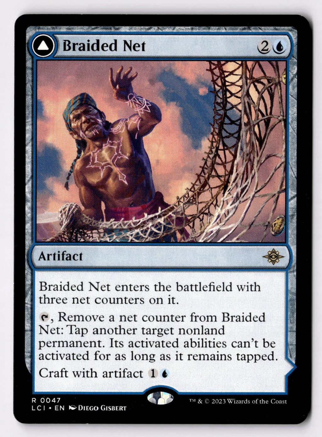 Braided Net 47 Rare The Lost Caverns of Ixalan Magic: The Gathering MP