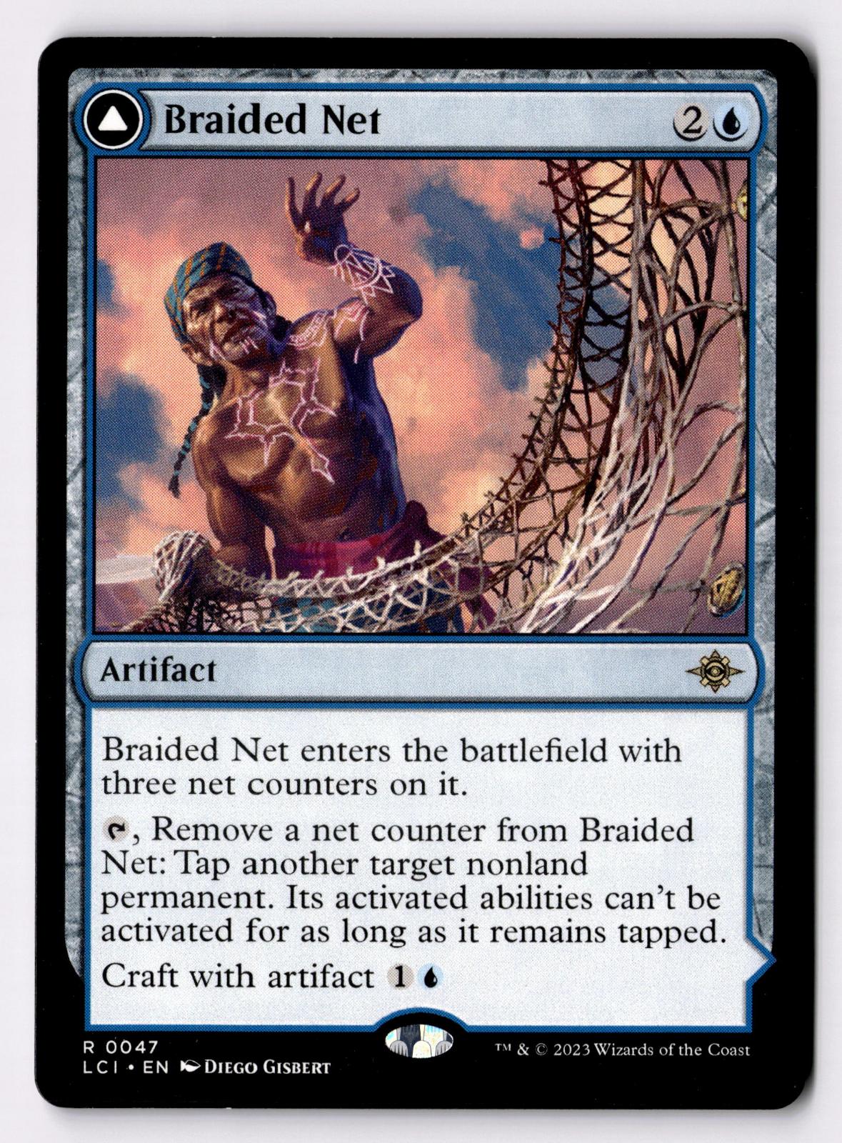 Braided Net 47 Rare The Lost Caverns of Ixalan Magic: The Gathering MP
