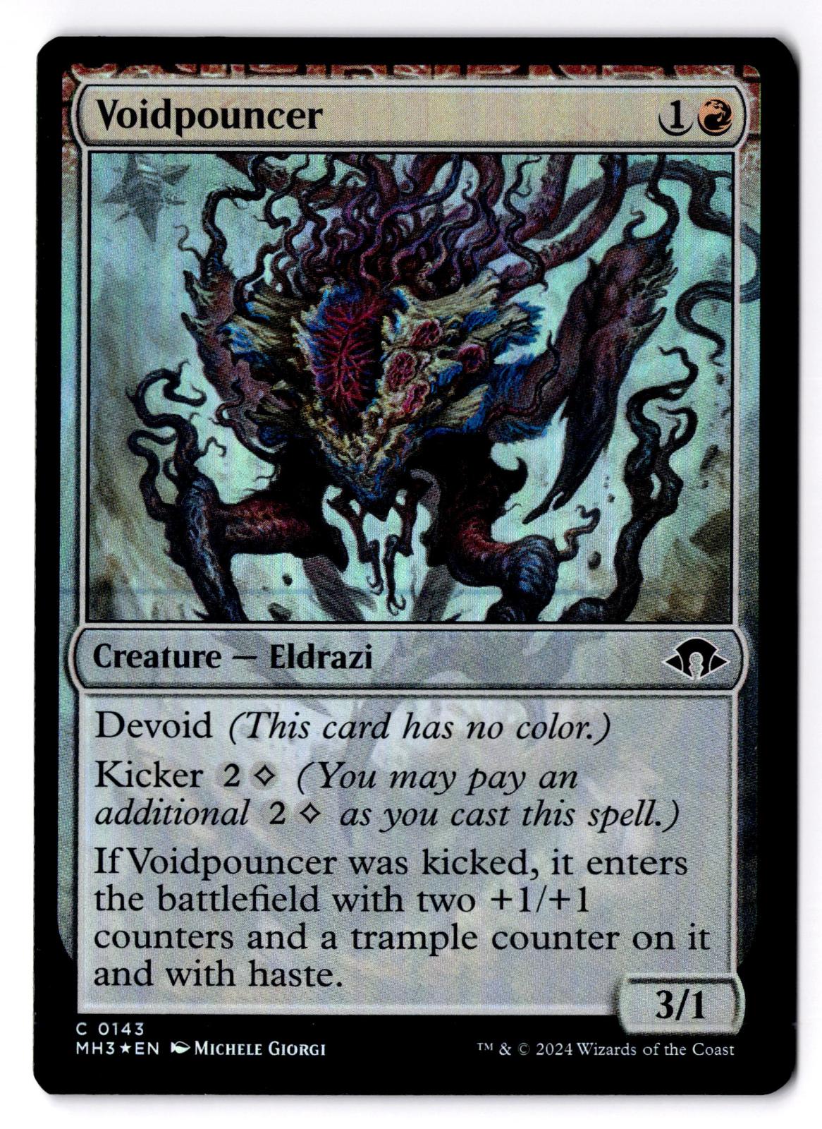 Voidpouncer 143 Common Modern Horizons 3 Magic: The Gathering Foil LP