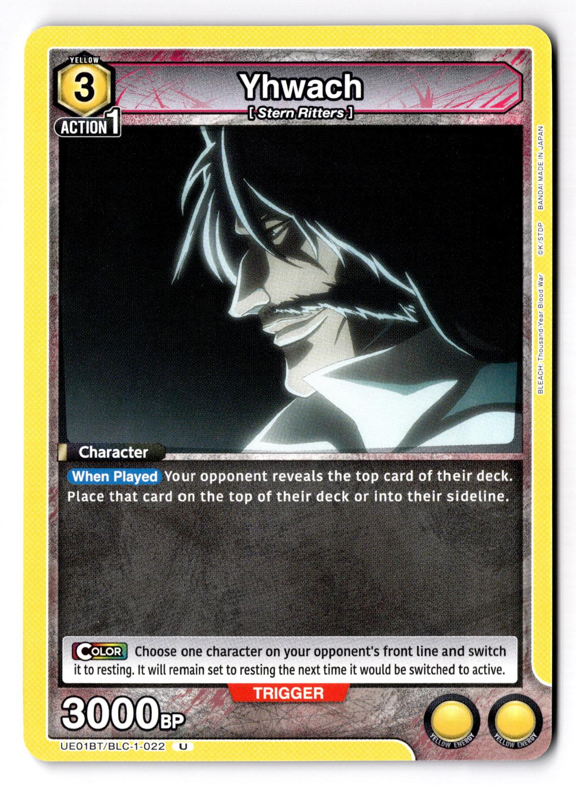 Yhwach (022) UE01BT/BLC-1-022 Union Arena NM