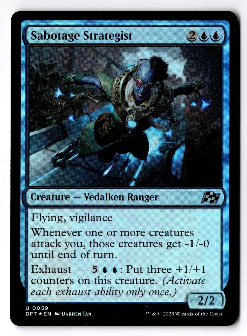 Sabotage Strategist 59 Uncommon Aetherdrift Magic: The Gathering Foil LP