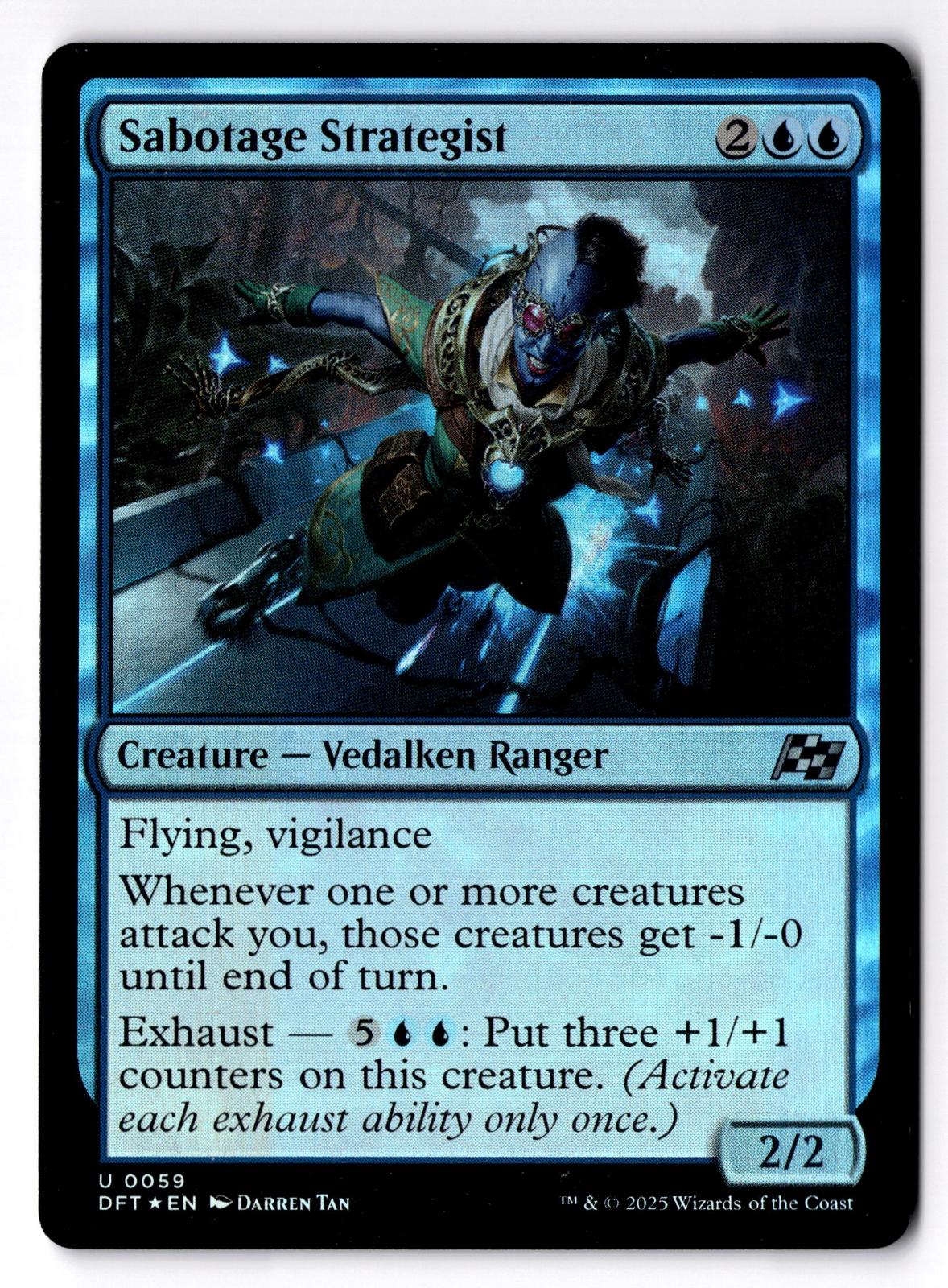 Sabotage Strategist 59 Uncommon Aetherdrift Magic: The Gathering Foil LP