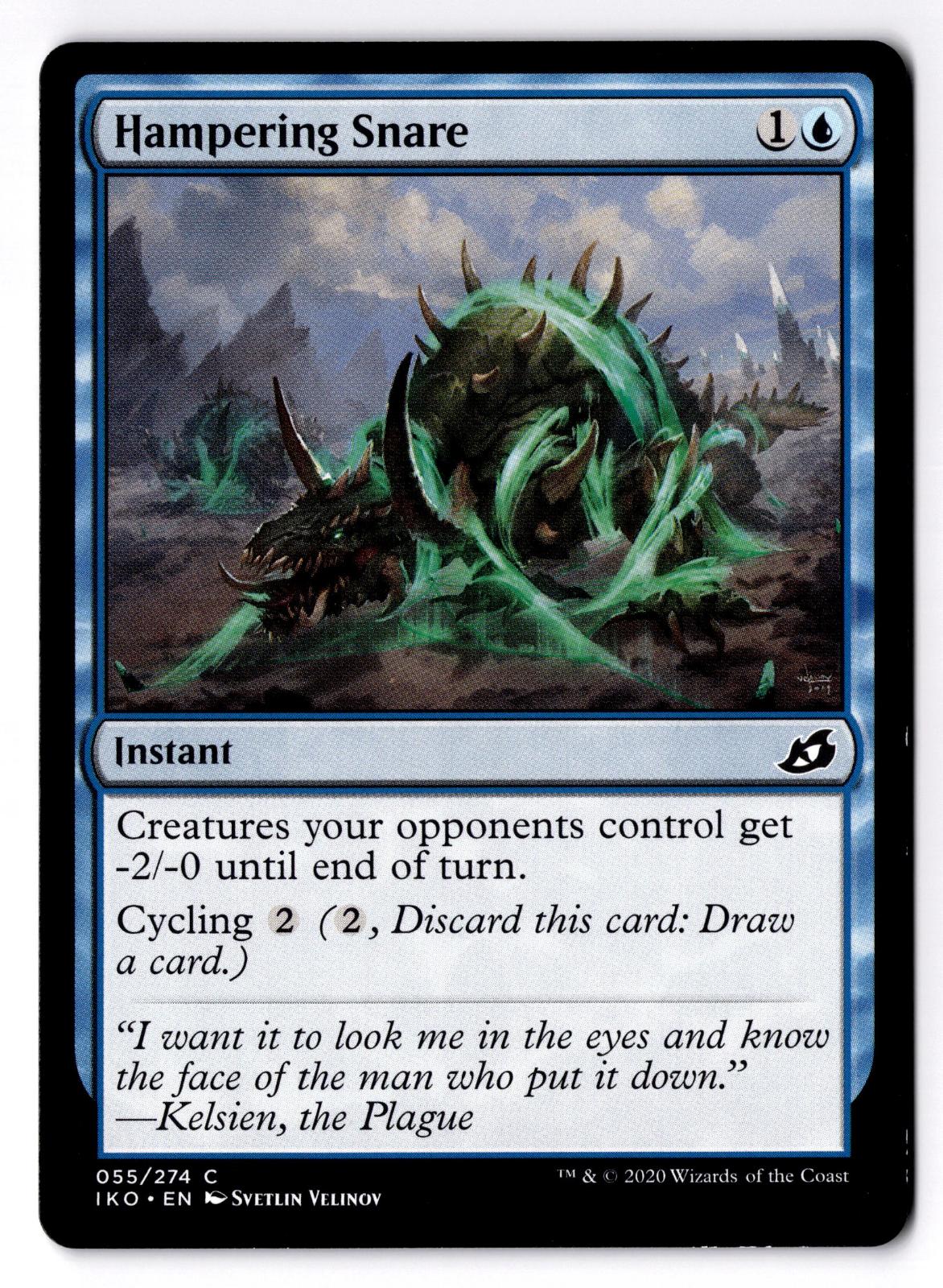 Hampering Snare 55 Common Ikoria: Lair of Behemoths Magic: The Gathering LP