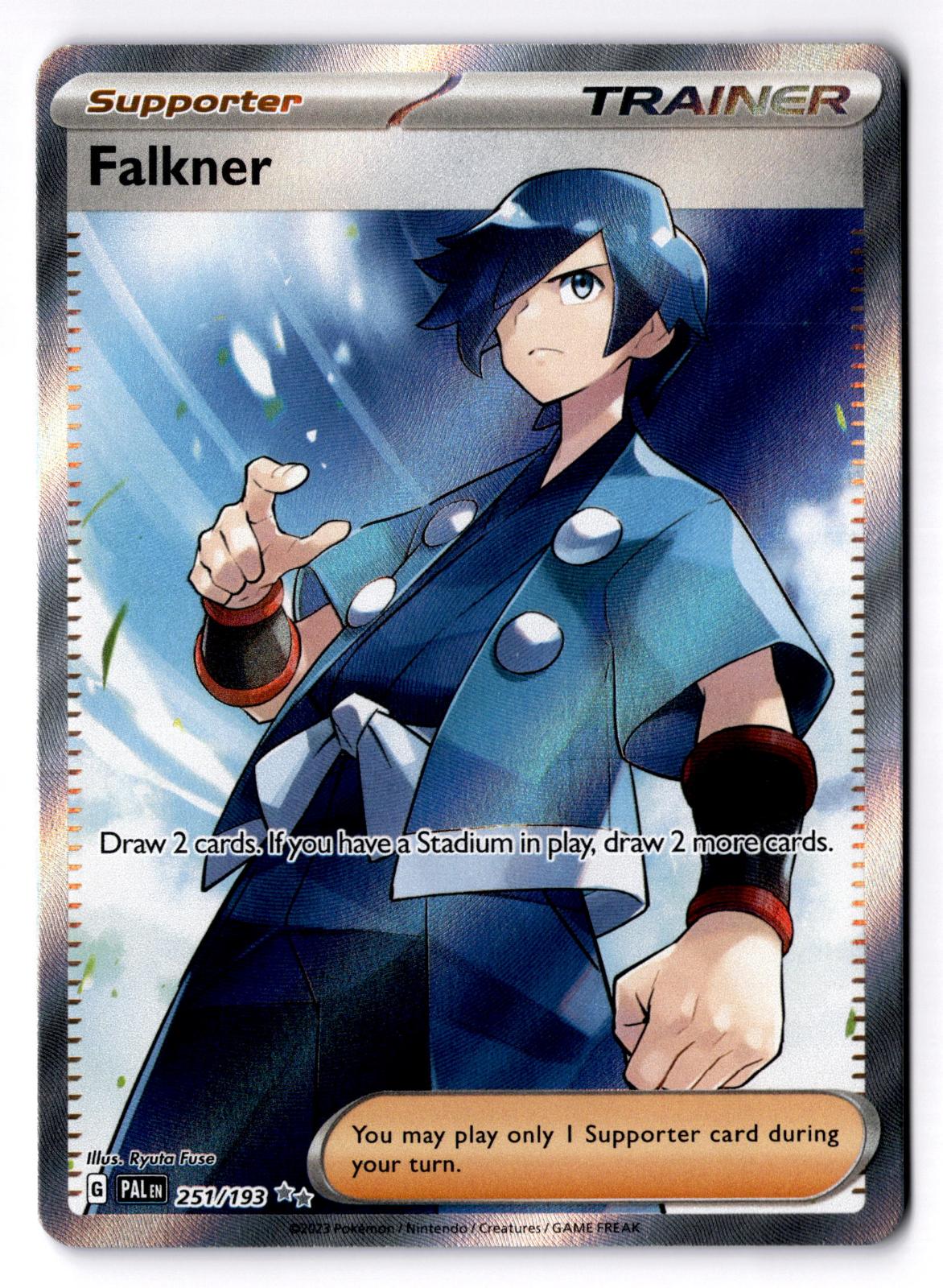 Falkner 251/193 Ultra Rare Paldea Evolved Pokemon Holo Near Mint