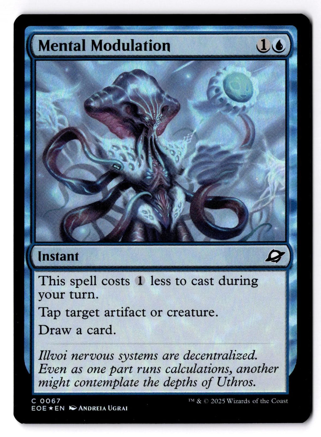 Mental Modulation 67 Common Edge of Eternities Magic: The Gathering Foil LP