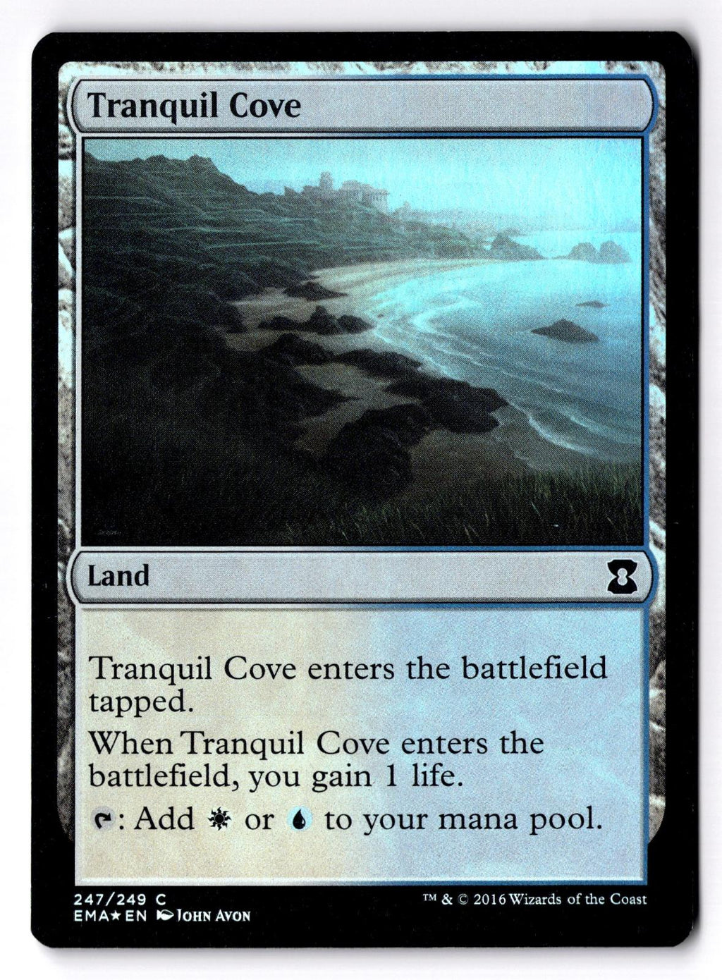 Tranquil Cove 247 Common Eternal Masters Magic: The Gathering Foil LP