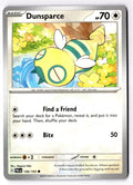 Dunsparce 156/193 Common Paldea Evolved Pokemon Near Mint