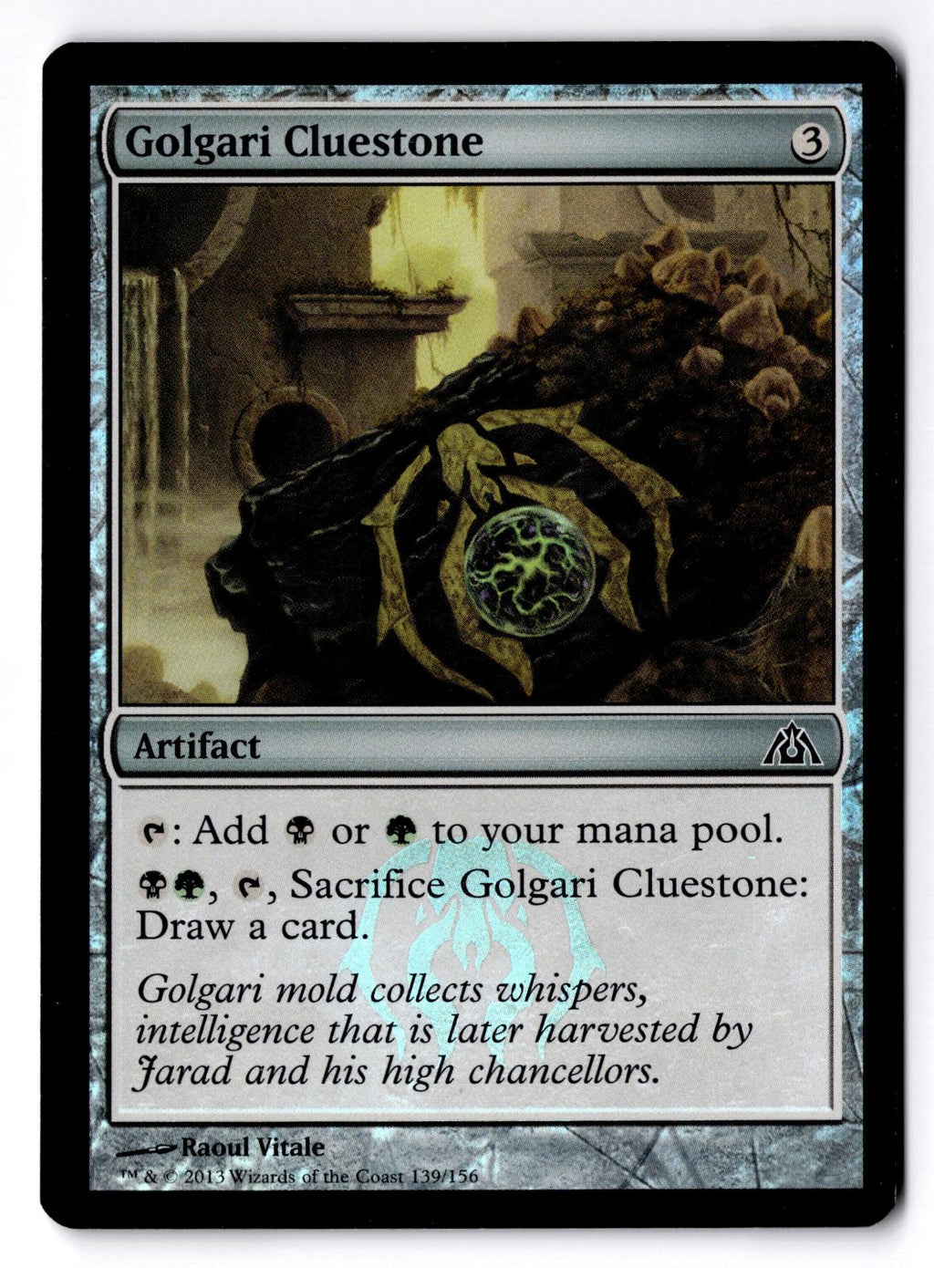 Golgari Cluestone 139 Common Dragon's Maze Magic: The Gathering Foil LP
