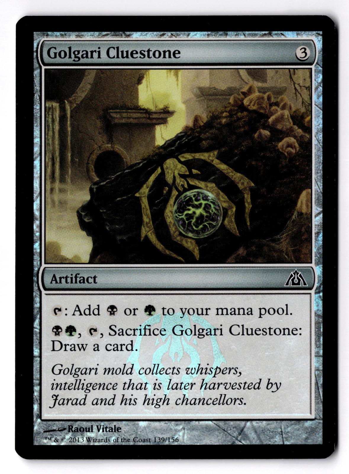 Golgari Cluestone 139 Common Dragon's Maze Magic: The Gathering Foil LP