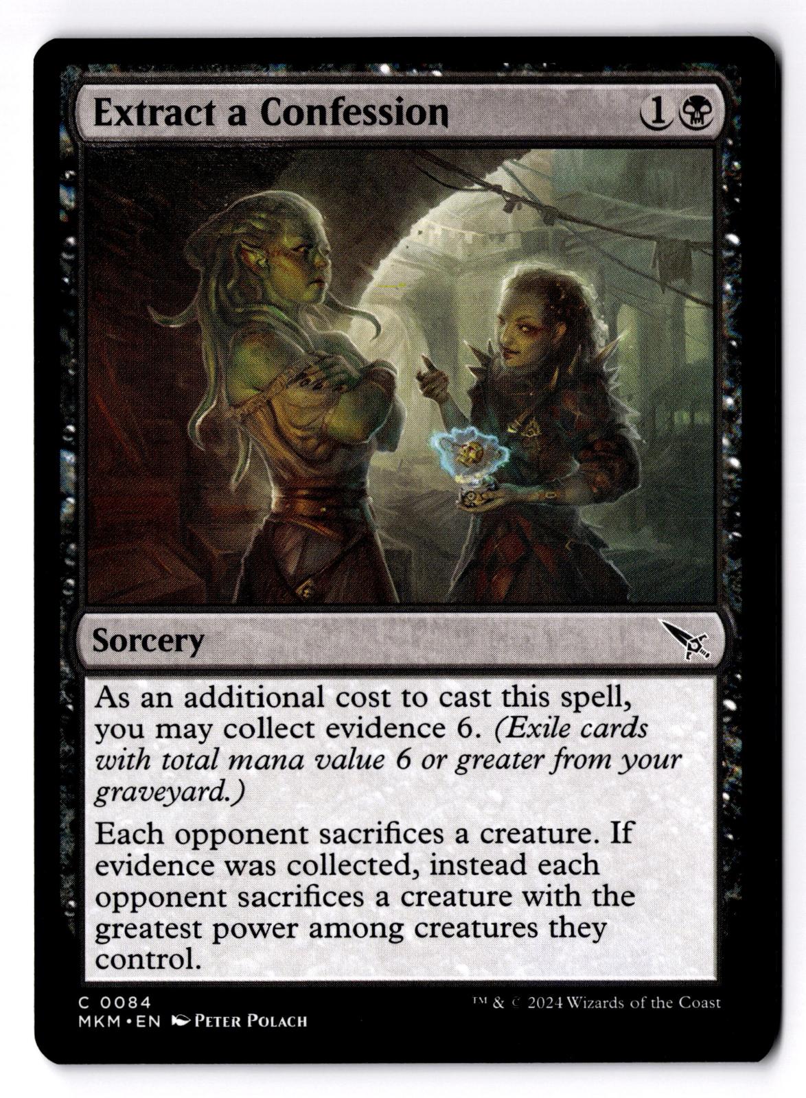 Extract a Confession 84 Common Murders at Karlov Manor Magic: The Gathering LP