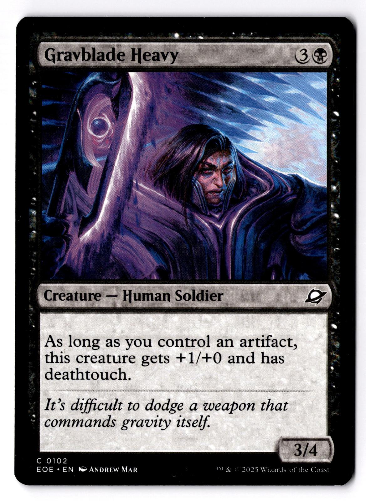 Gravblade Heavy 102 Common Edge of Eternities Magic: The Gathering LP