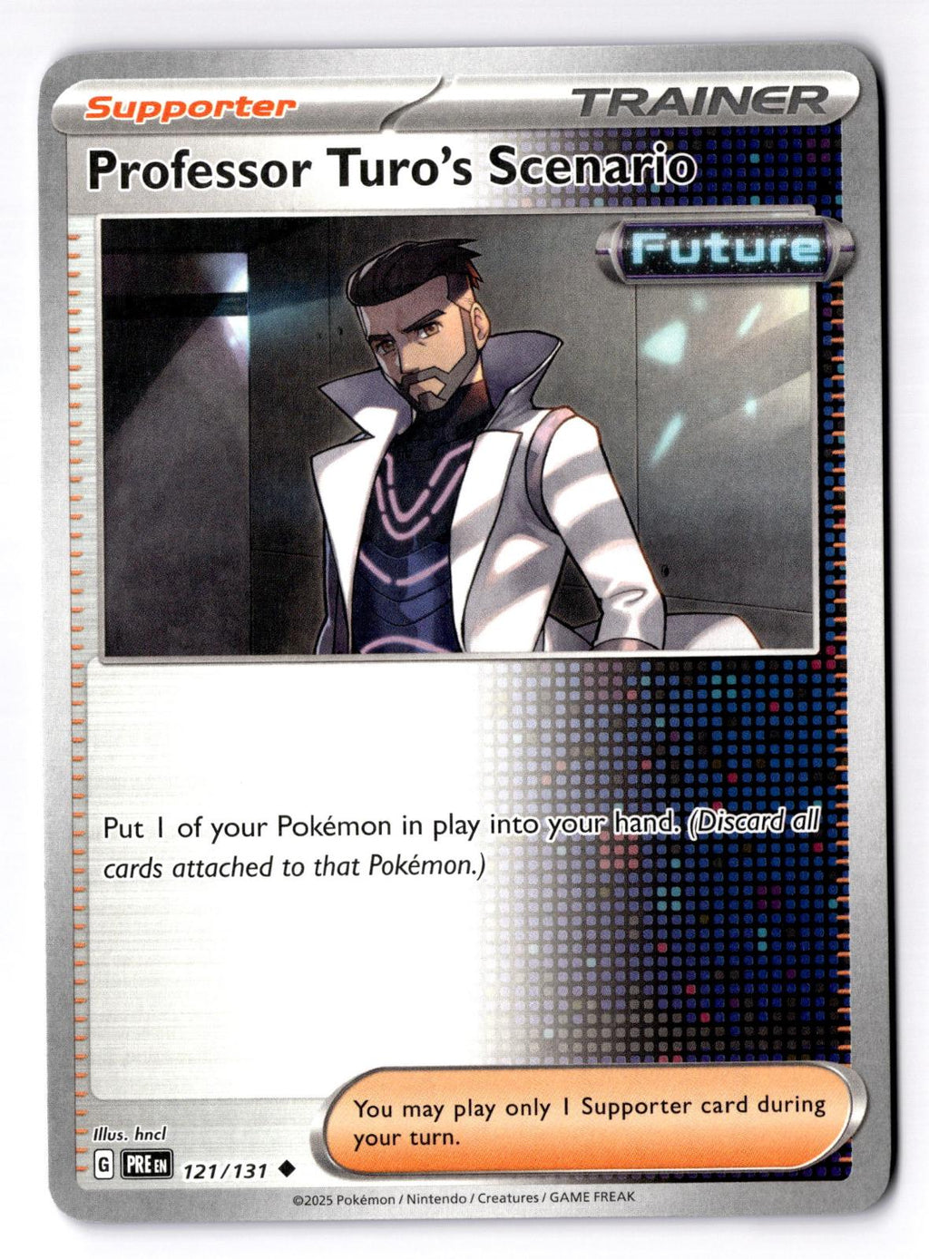 Professor Turo's Scenario 121/131 Uncommon Prismatic Evolutions Pokemon NM