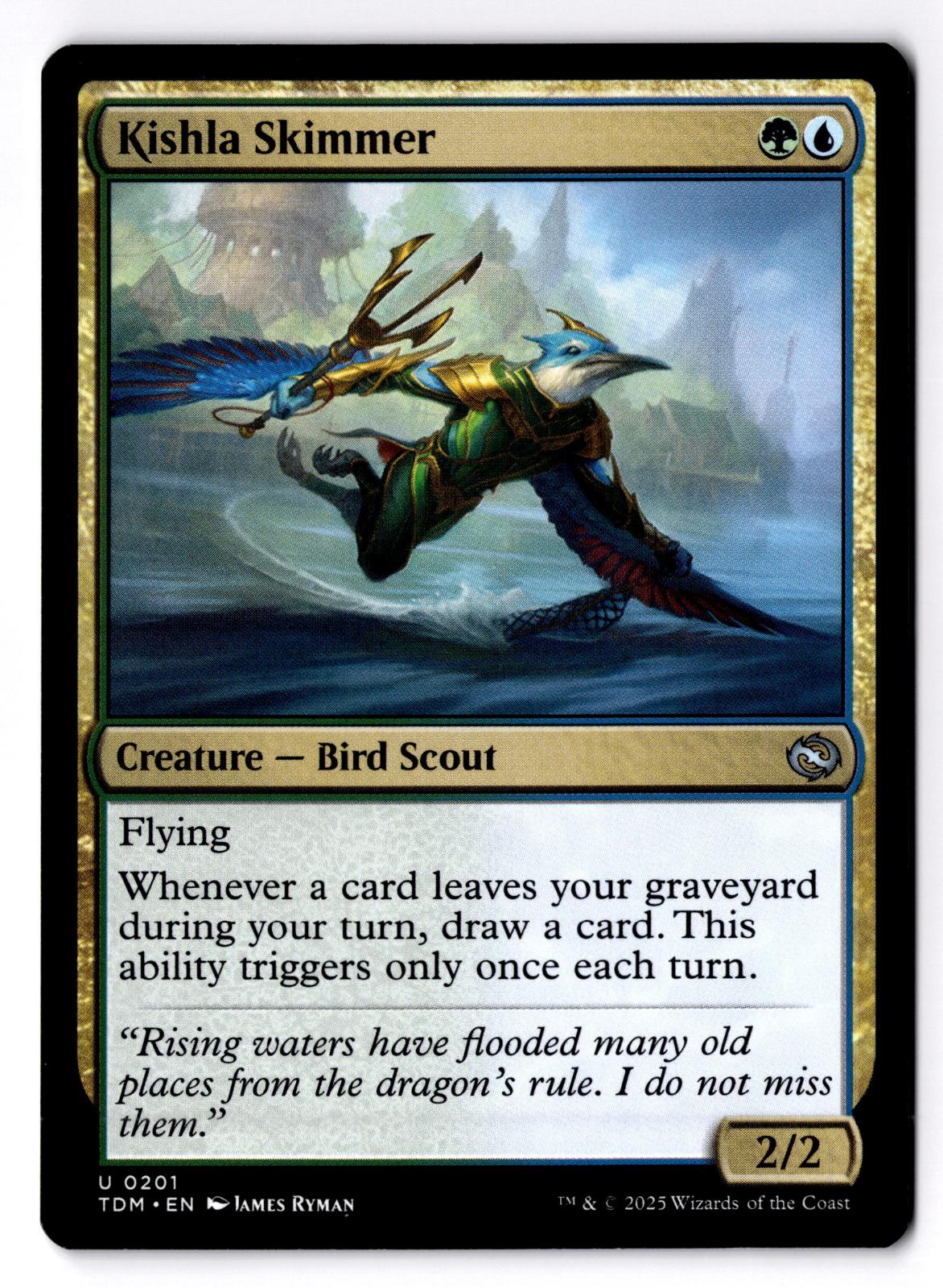 Kishla Skimmer 201 Uncommon Tarkir: Dragonstorm Magic: The Gathering LP