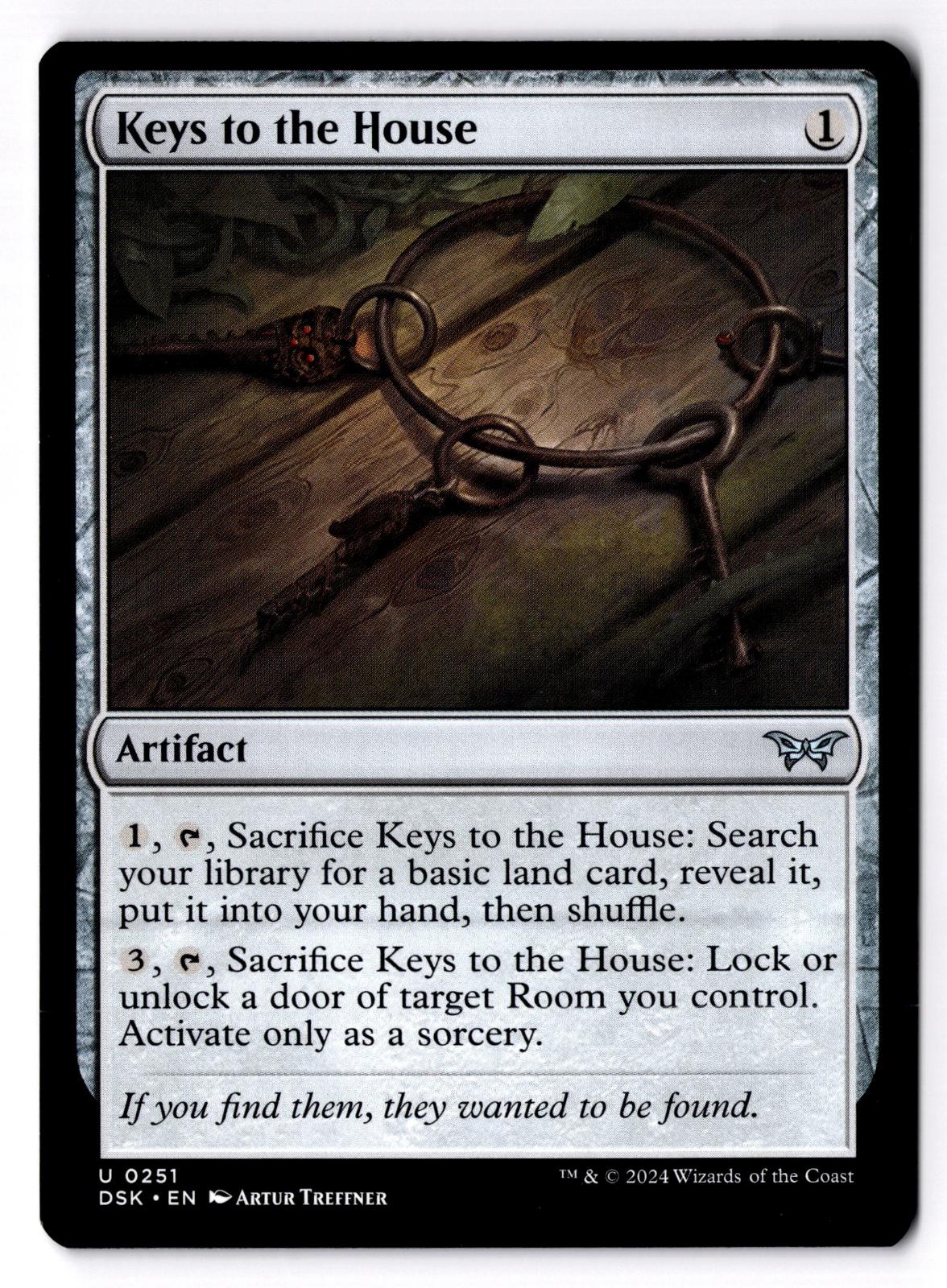 Keys to the House 251 Duskmourn: House of Horror Magic: The Gathering LP