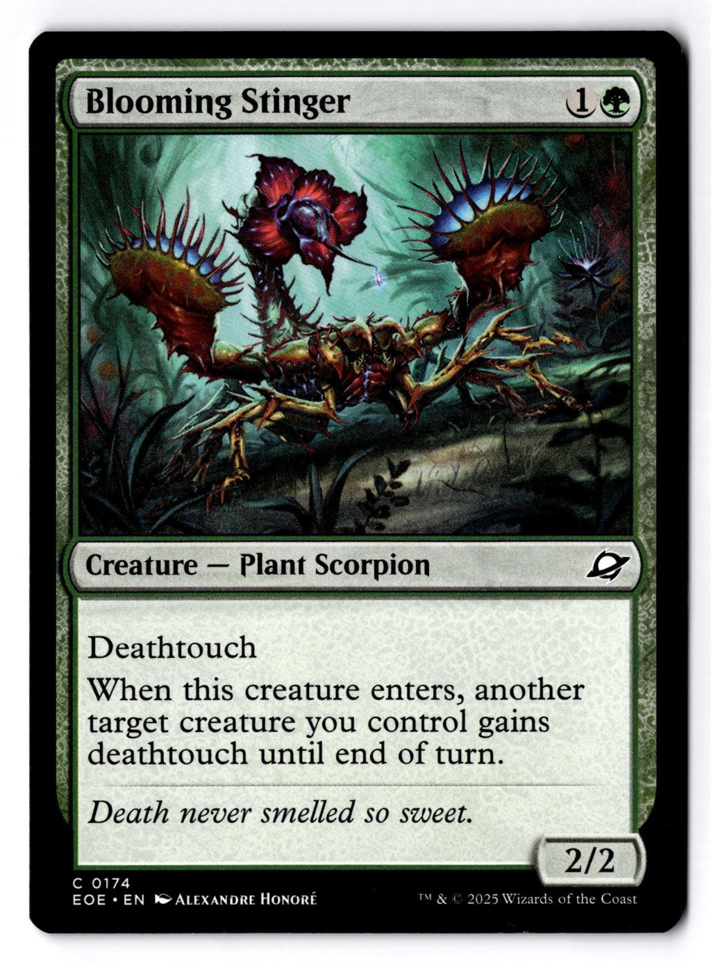 Blooming Stinger 174 Common Edge of Eternities Magic: The Gathering LP