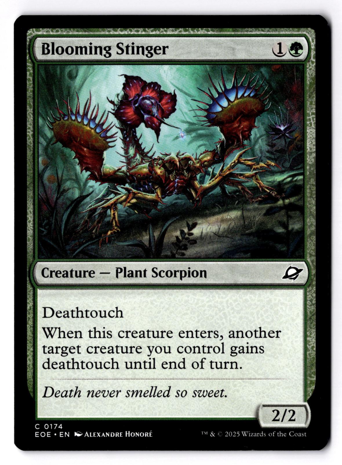 Blooming Stinger 174 Common Edge of Eternities Magic: The Gathering LP