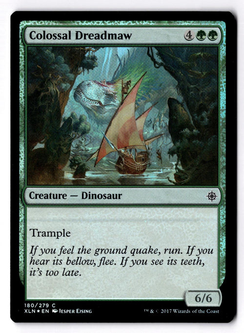 Colossal Dreadmaw 180 Common Ixalan Magic: The Gathering Foil Lightly Played